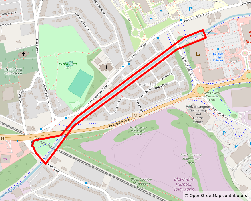 Deans Rd → Cinema (canal)